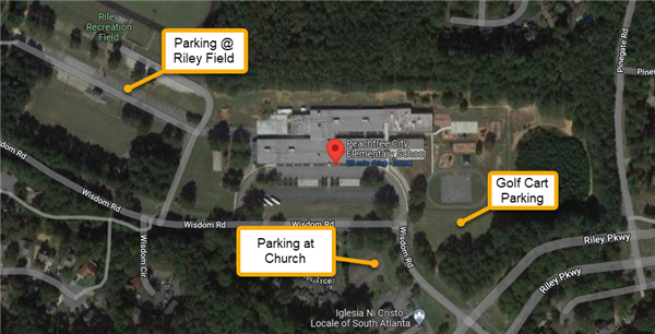 JBT Parking Map